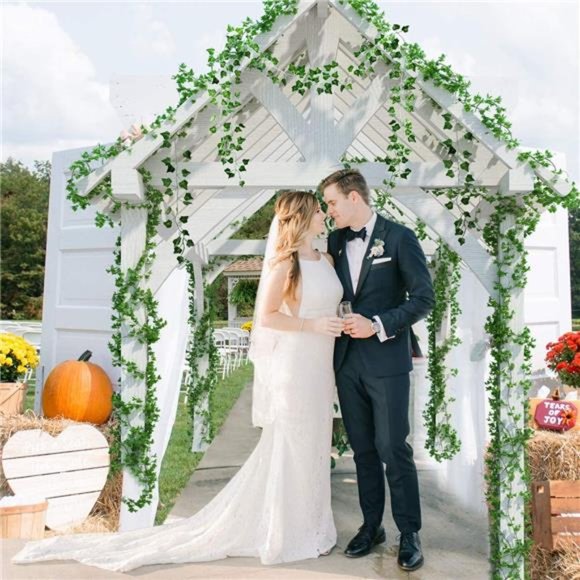 90 Ft 12 Pack Artificial Ivy Fake Vine Leaves - Picture 7 of 7